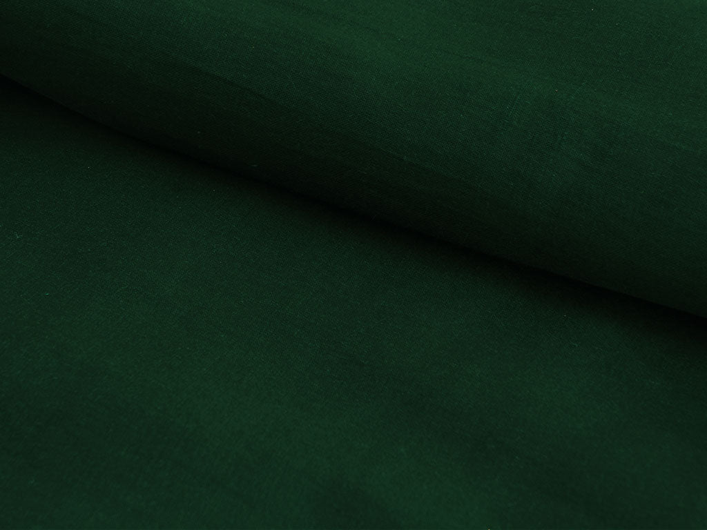 Dark Green Plain Pure Viscose Gaji Silk Fabric