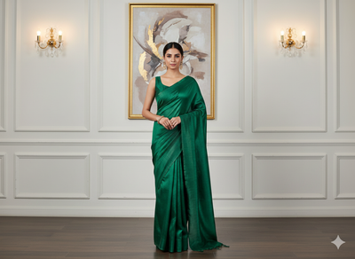 Green Plain Bangalore Raw Silk Fabric  (Wholesale)