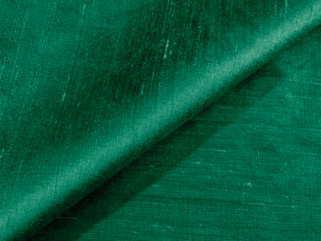 Green Plain Bangalore Raw Silk Fabric  (Wholesale)