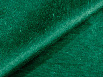 Green Plain Bangalore Raw Silk Fabric  (Wholesale)