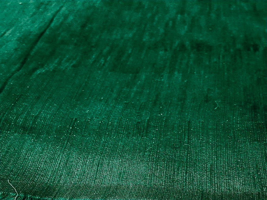 Green Plain Bangalore Raw Silk Fabric  (Wholesale)
