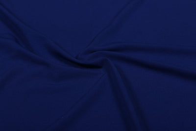 Precut Of 4 Meters Of Blue Plain Knit Fabric