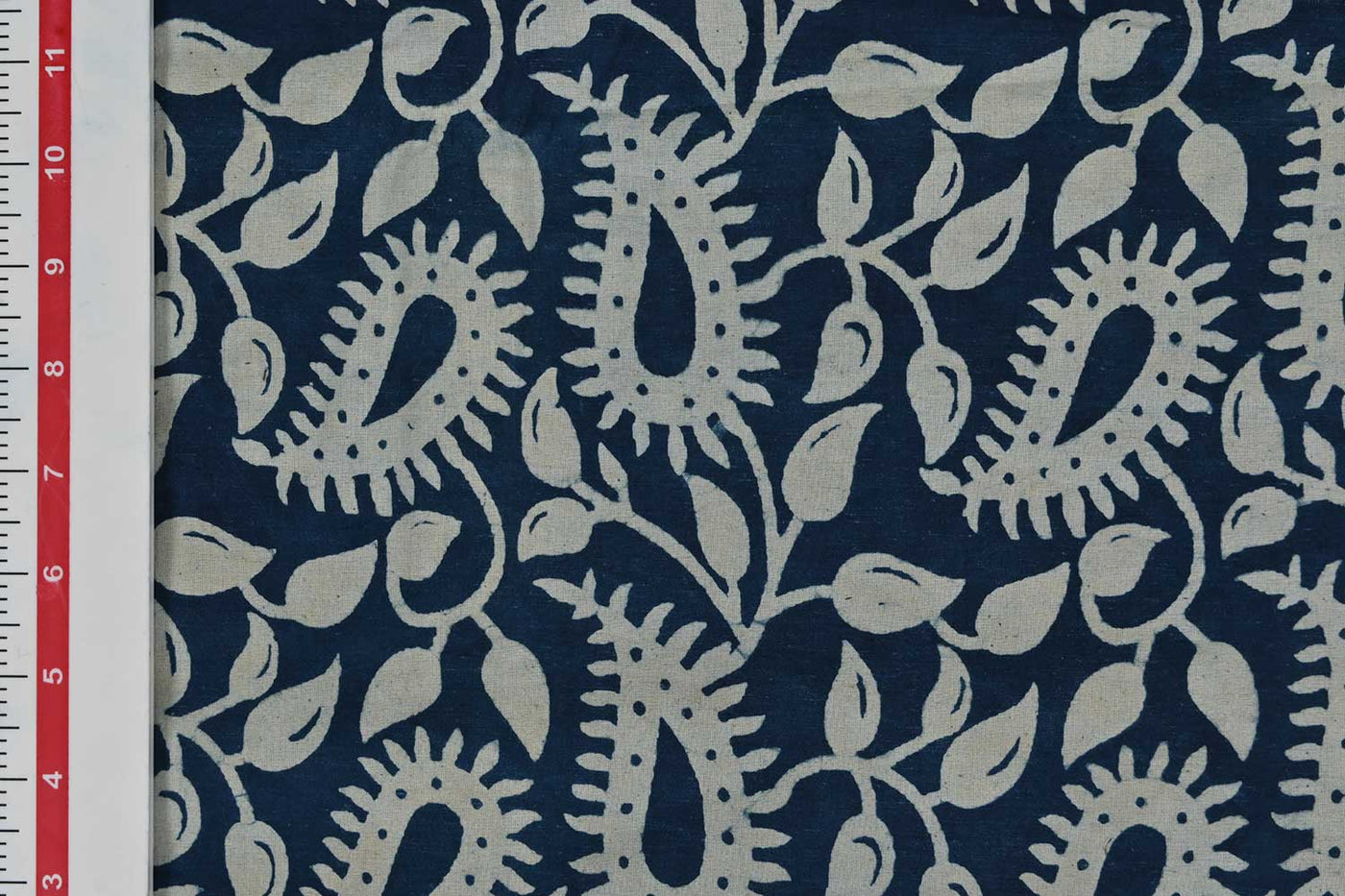 Blue & White Traditional Cotton Fabric