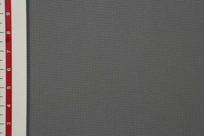 Gray Plain Textured Knit Fabric