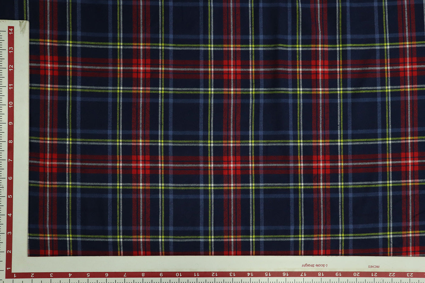 Precut Of 0.4 Meters Of Multicolor Checks Yarn Dyed Cotton Blend Twill Check Fabric
