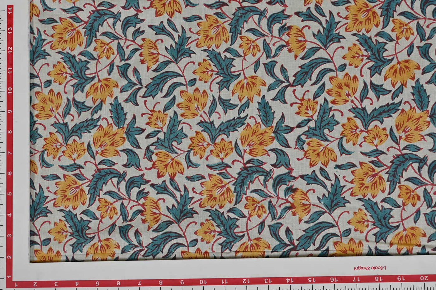 Multicolor Traditional Cotton Cambric Fabric