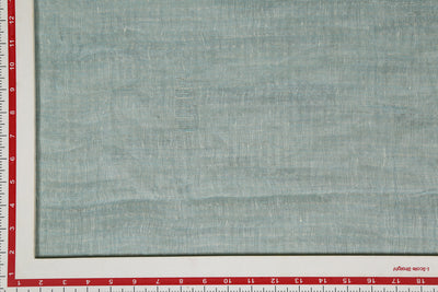 Precut Of 1 Meters Of Sky Blue Plain Cotton Linen Double Cloth Fabric