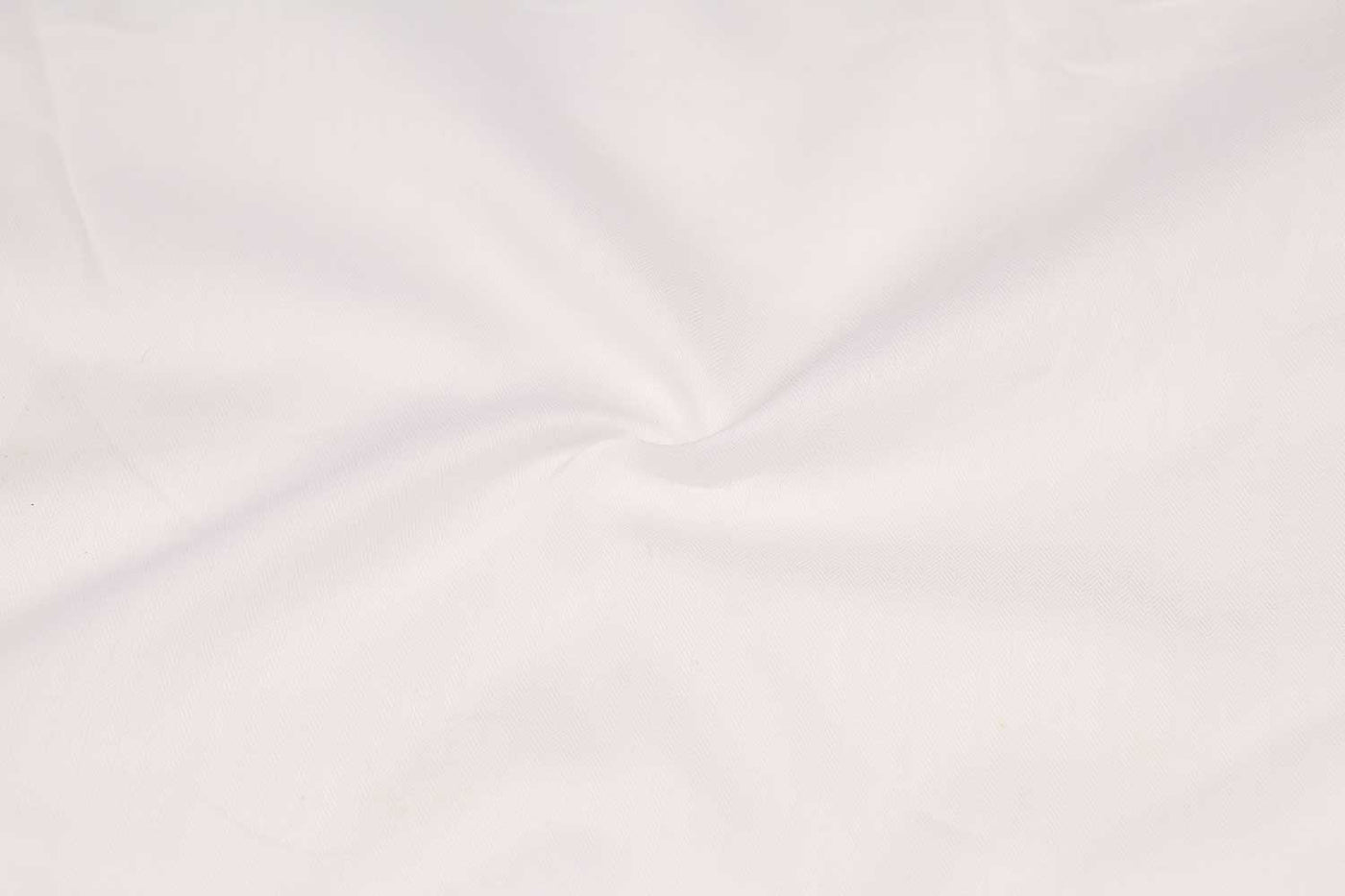 Precut Of 2.5 Meters Of Light White Plain Cotton Cambric Fabric