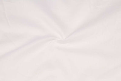 Precut Of 2.5 Meters Of Light White Plain Cotton Cambric Fabric