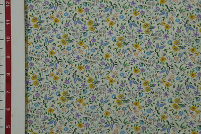 Multicolor Floral Printed Rayon Fabric