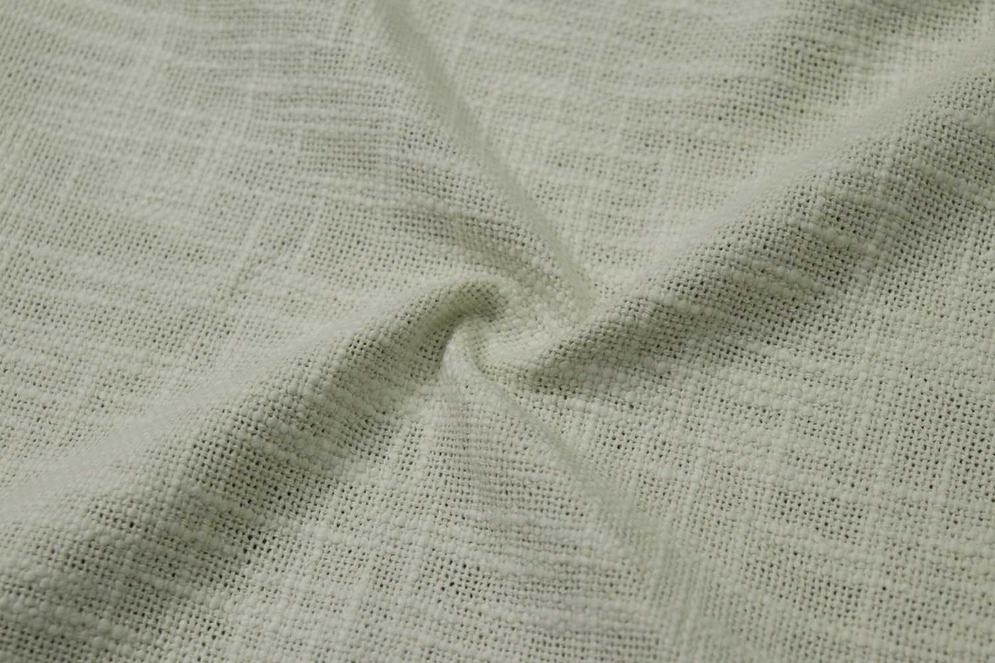 Cream Abstract Cotton TNT Slub Fabric