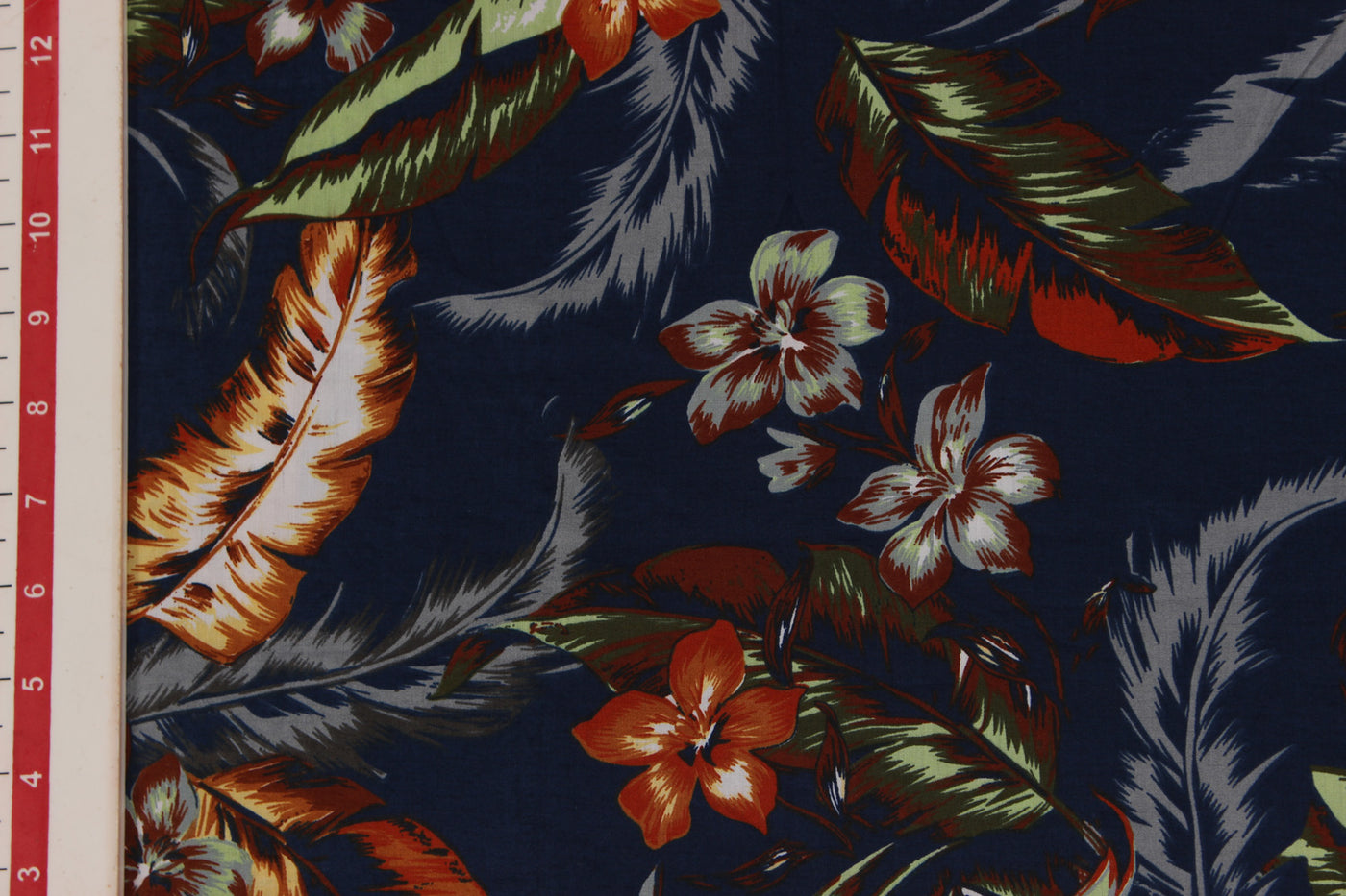 Multicolor Floral Rayon Fabric