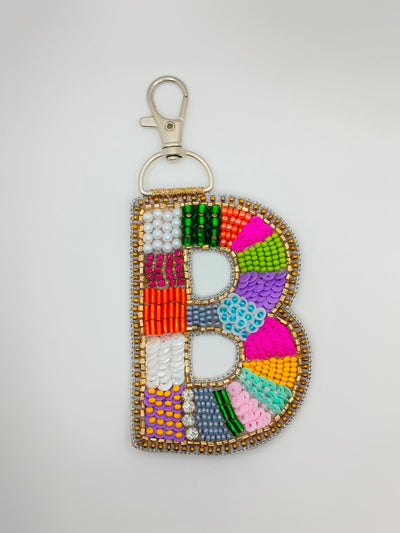 Multicolor 'B' Bag Charms