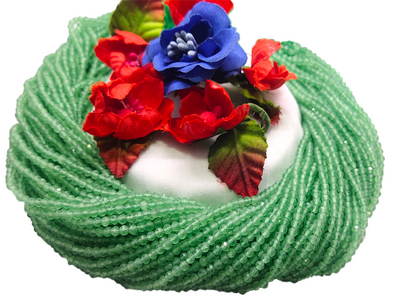 Green Monalisa Hydro Crystal Beads (Wholesale)