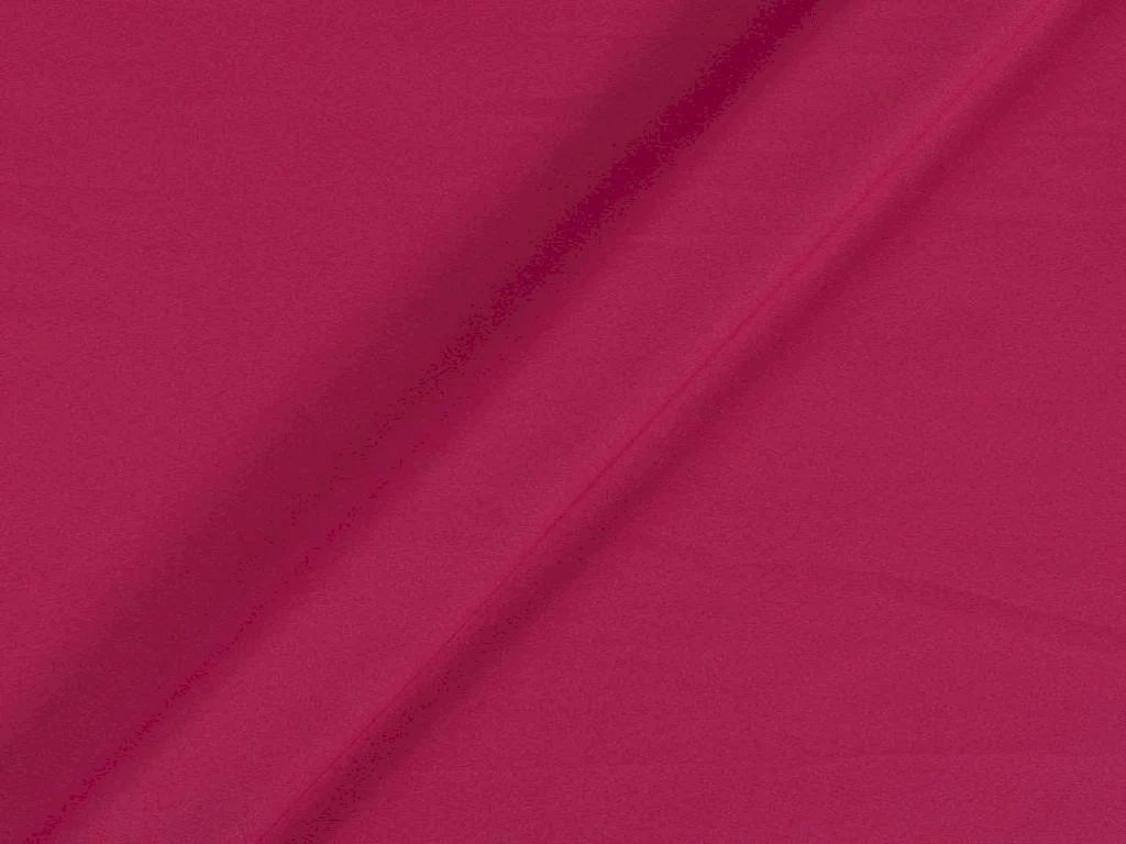 Magenta Plain Butter Crepe Fabric (Wholesale)