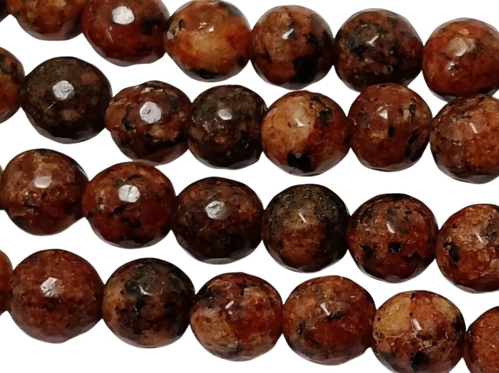 Brown 8 mm Rondelle Jade Quartz Stones (Wholesale)