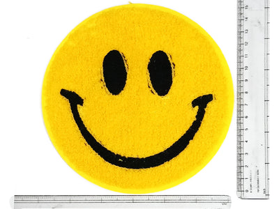 Yellow Smile Face Threaded Designer Motifs