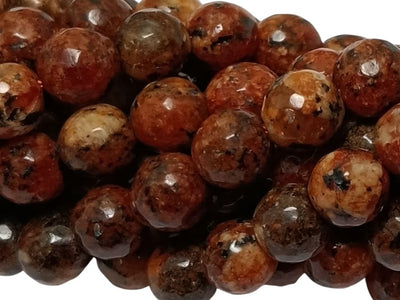 Brown 8 mm Rondelle Jade Quartz Stones