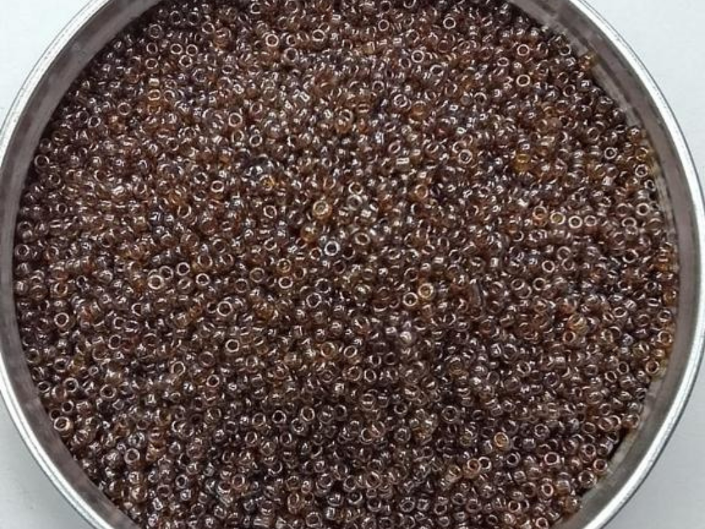 Transparent Brown Round Rocaille Glass Seed Beads- 2 mm (Wholesale)