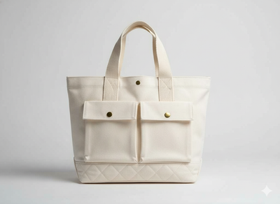 सफ़ेद सादा रंगने योग्य कॉटन डक कैनवास फ़ैब्रिक (थोक)