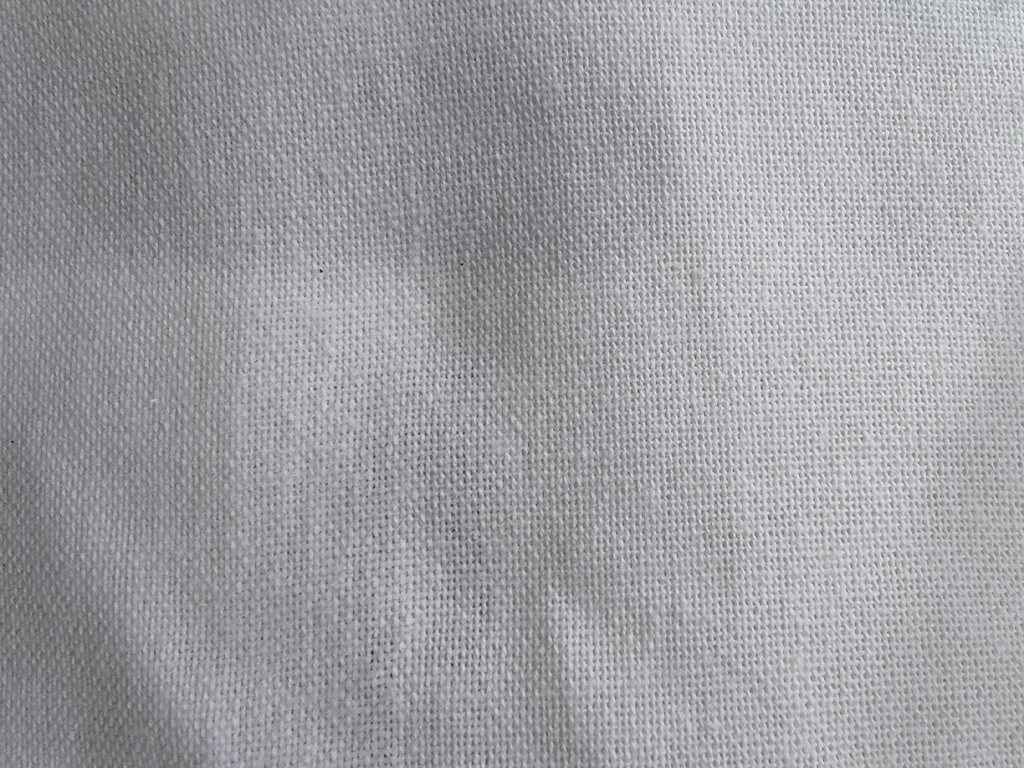 White Plain Dyeable Cotton Casement Fabric