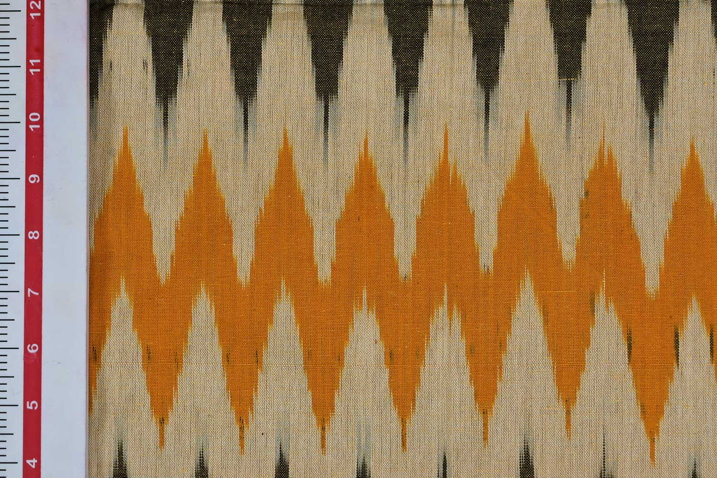 Multicolor Chevron Cotton Ikat Fabric