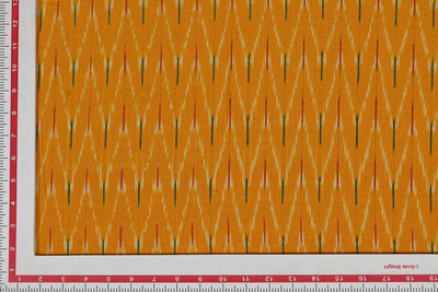 Multicolor Chevron Cotton Ikat Fabric