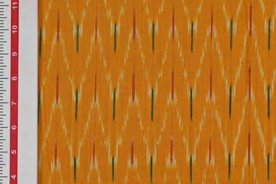 Multicolor Chevron Cotton Ikat Fabric