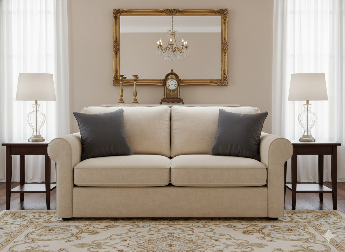 क्रीम प्लेन ग्रेज़ कॉटन डक कैनवास फ़ैब्रिक