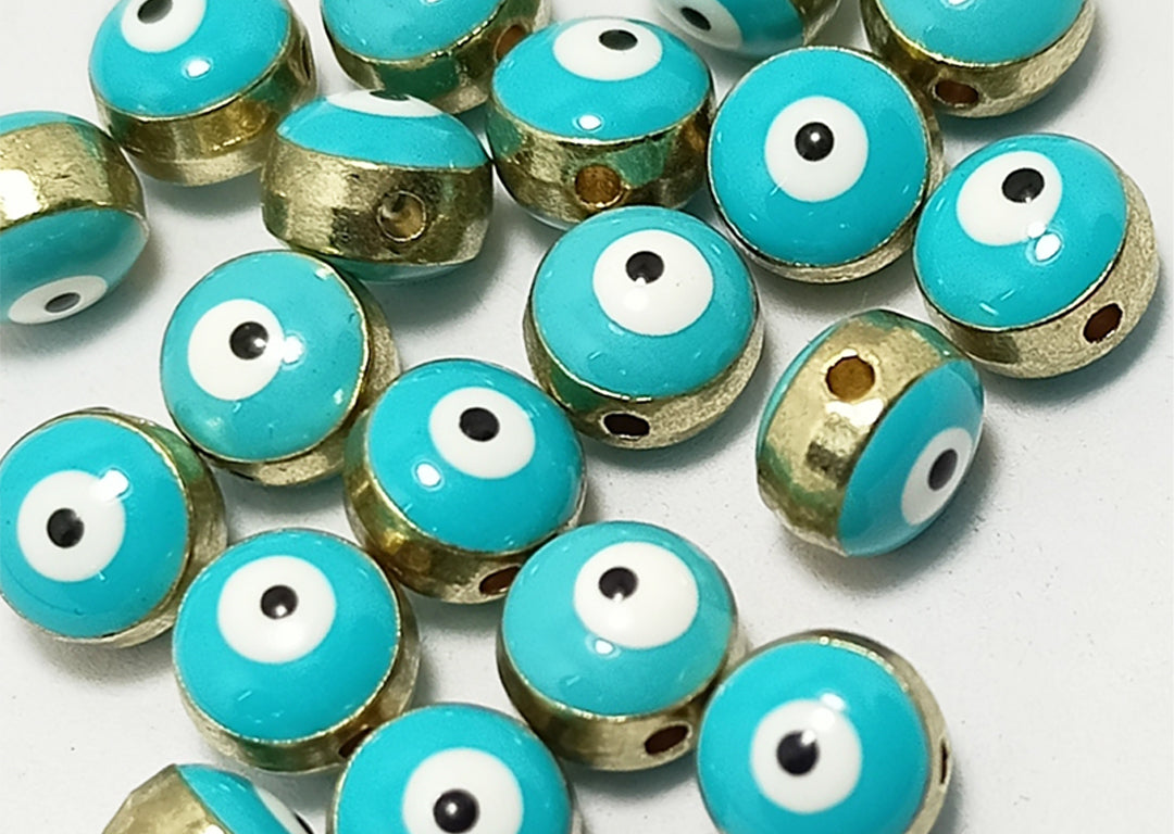 Light Blue Evil Eye Charms