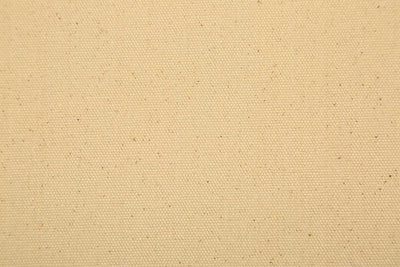 Cream Plain 3/10 Cotton Canvas Kora Fabric