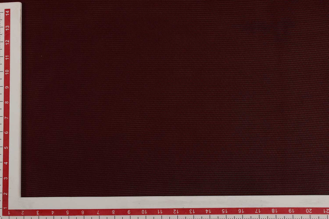 Maroon Plain Net fabric