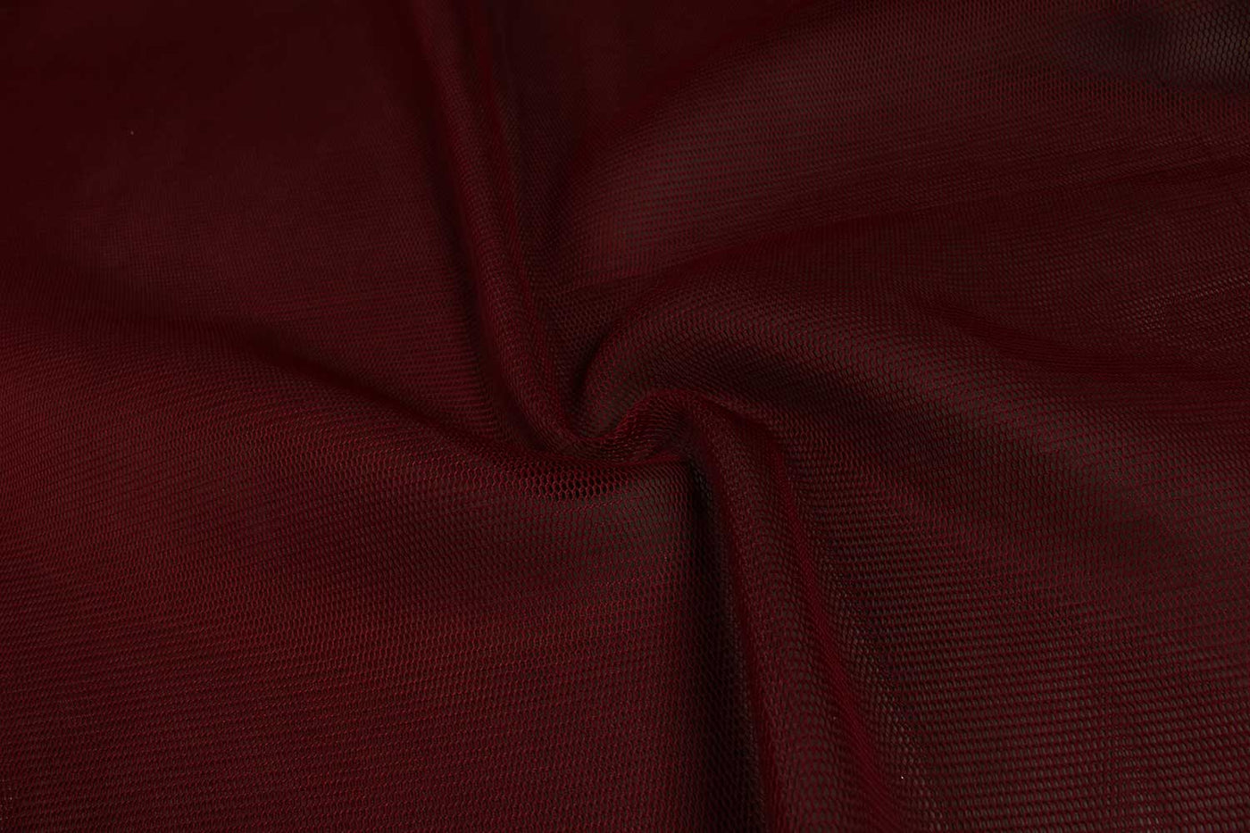 Maroon Plain Net fabric