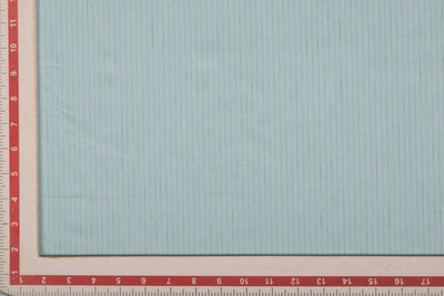 Light Blue Stripes Yarn Dyed  Linen Fabric