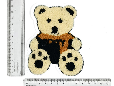 Cream Bear Threaded Designer Motifs