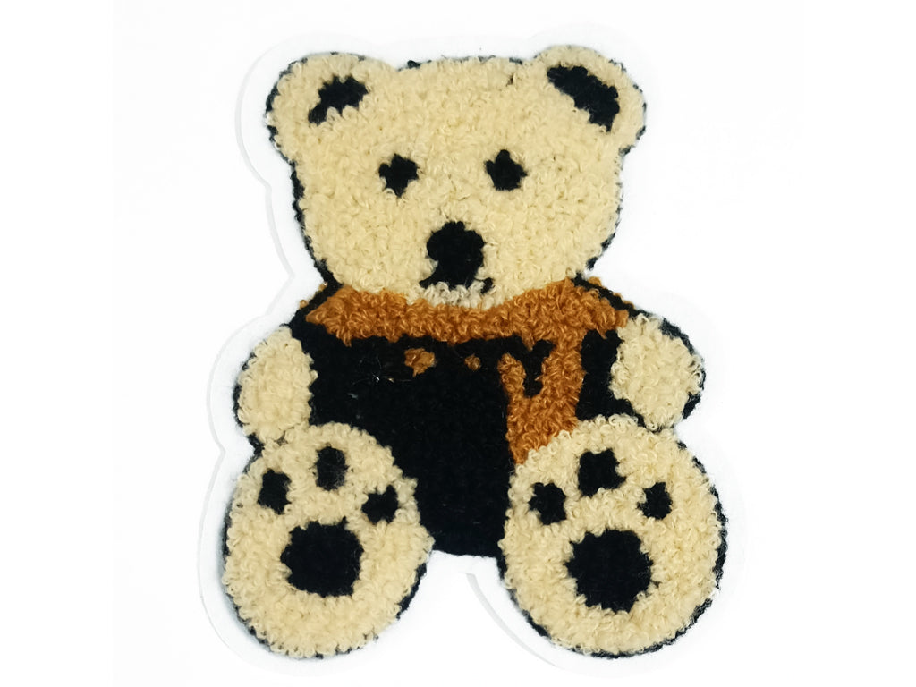 Cream Bear Threaded Designer Motifs