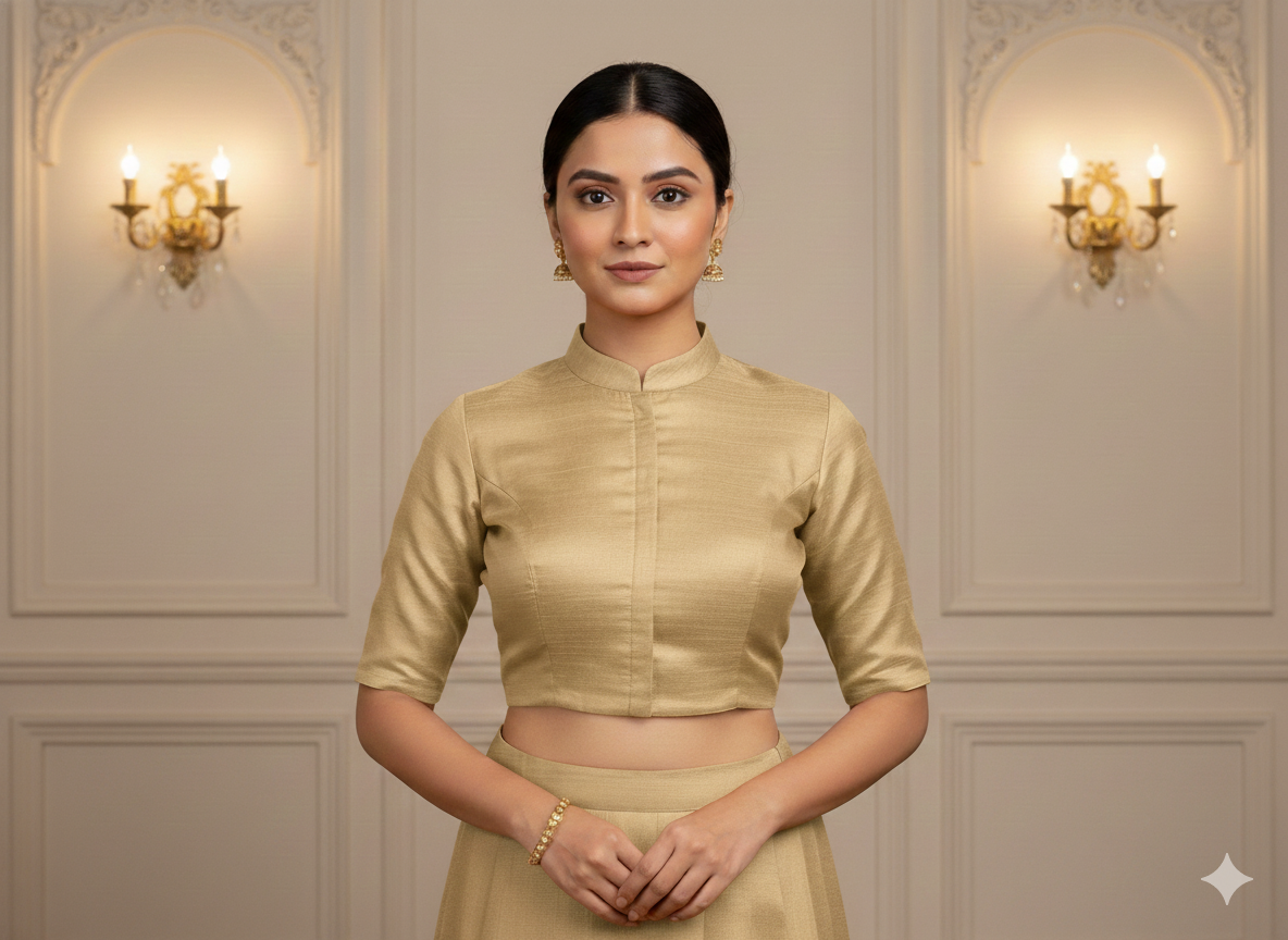 Beige Plain Bangalore Raw Silk Fabric  (Wholesale)