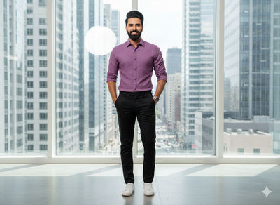 वाइन प्लेन कॉटन लिनन फ़ैब्रिक