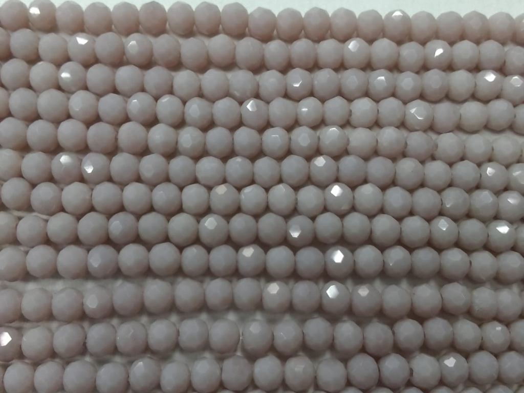 Pale Purple Tyre Crystal Glass Beads (Wholesale