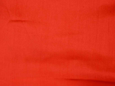 Saffron Orange Plain Pure Viscose Gaji Silk Fabric (Wholesale)