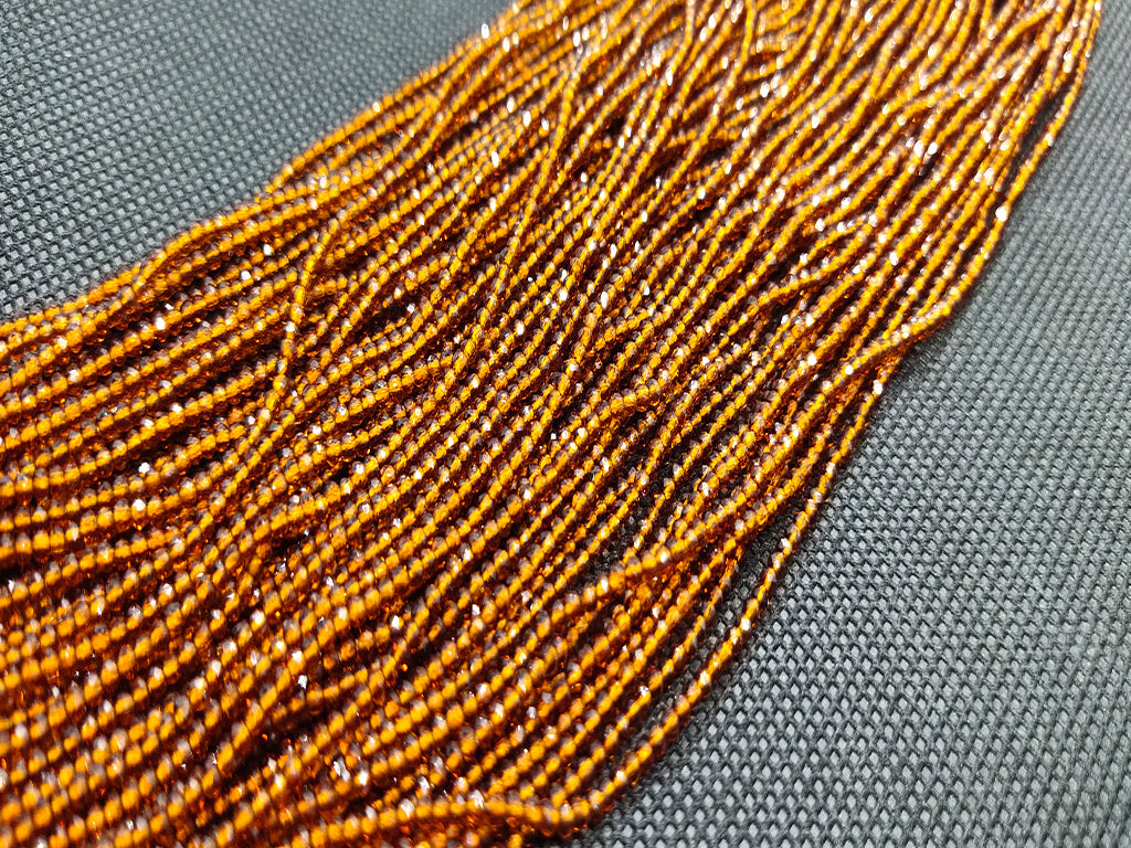 Golden Transparent Hydro Spherical Crystal Beads  (Wholesale)