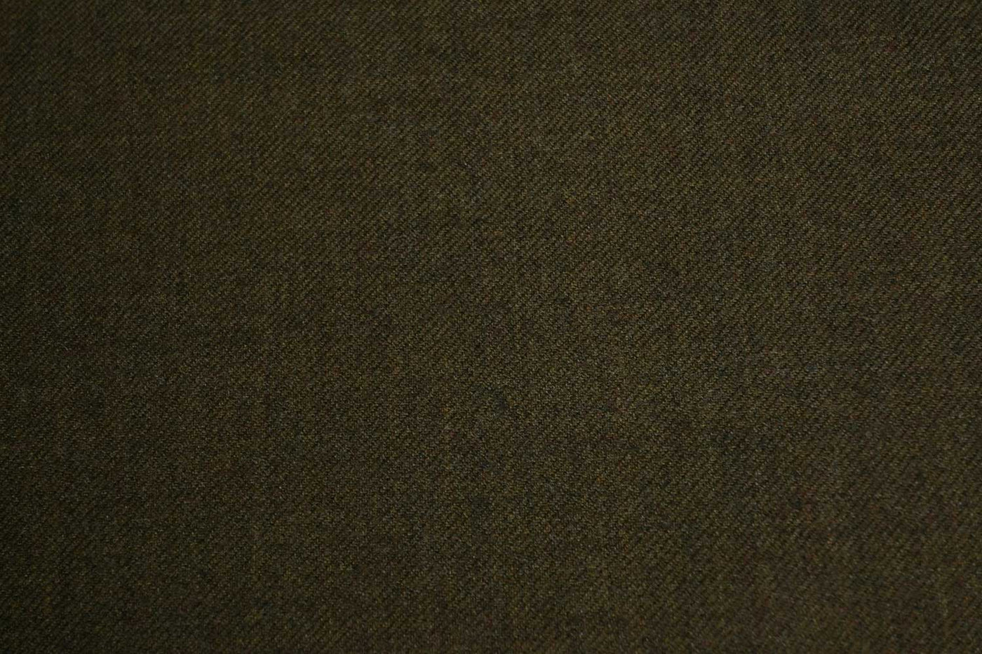 Olive Green Plain Wool Polyester Blend Suiting Fabric