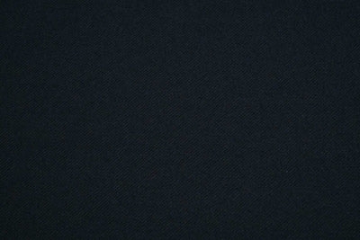 Dark Blue Plain Wool Polyester Blend Suiting Fabric