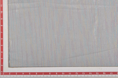 Multicolor Stripes Viscose Georgette Jacquard Fabric