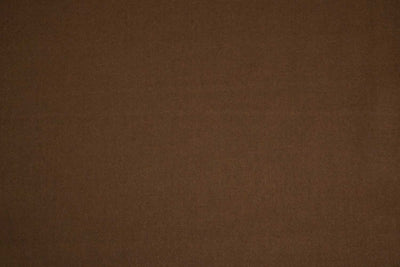 Chocolate Brown Plain Wool Fabric