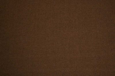 Chocolate Brown Plain Wool Fabric