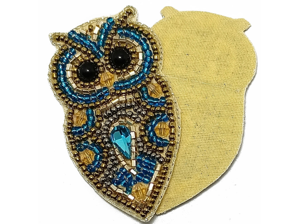 Multicolor Owl Beaded Motifs