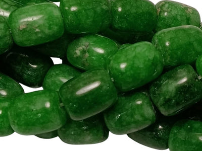 Dark Green Tumble Natural Stone Beads