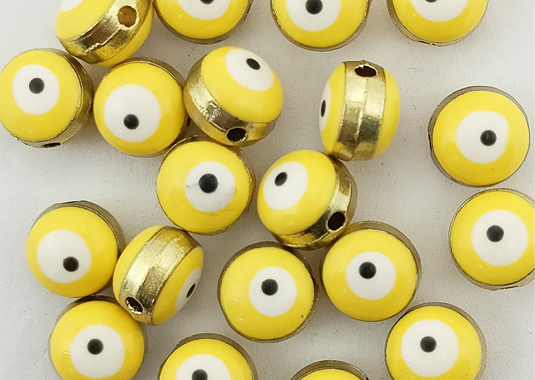 Yellow Evil Eye Charms