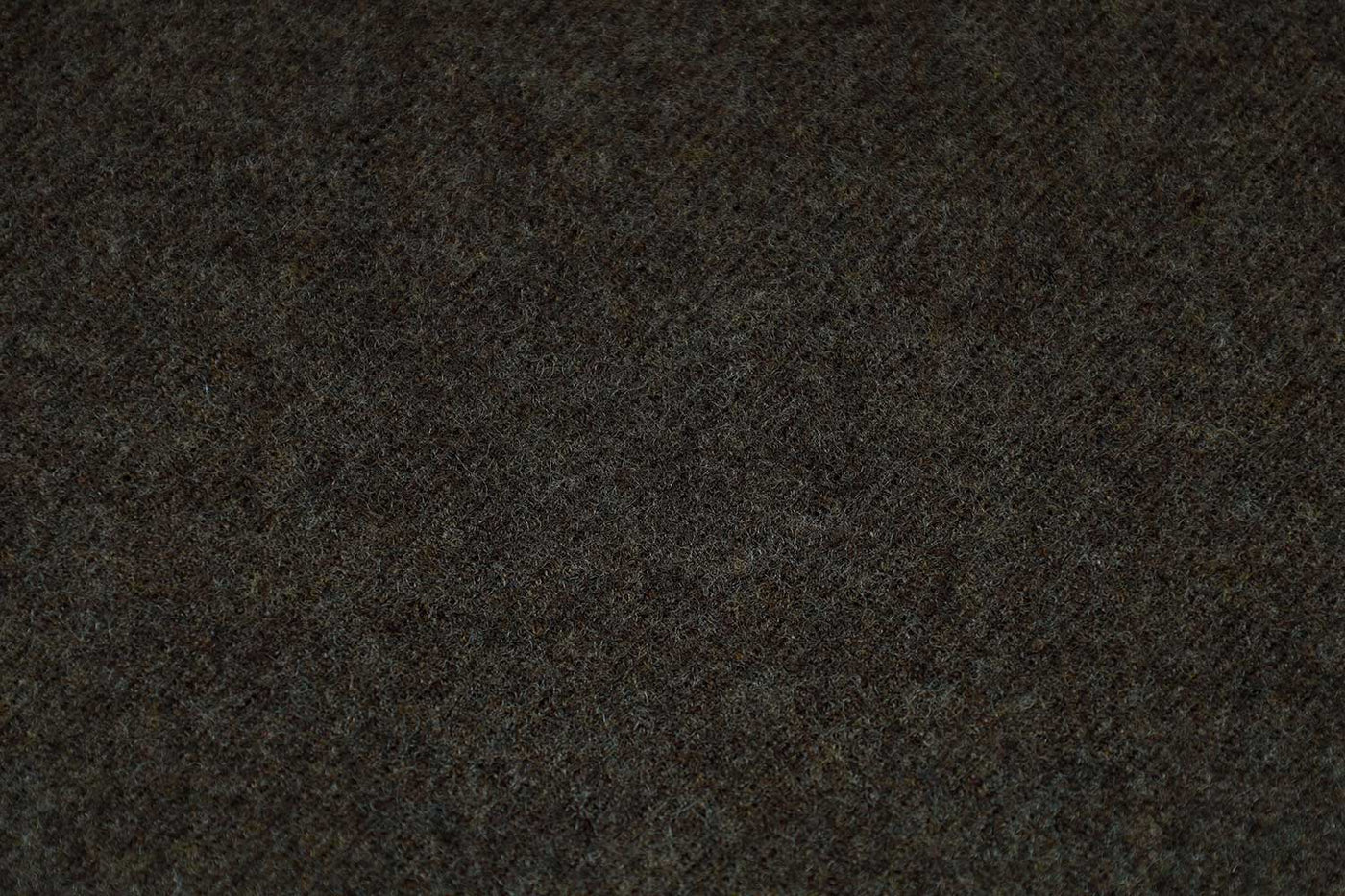 Dark Brown Plain Wool Fabric